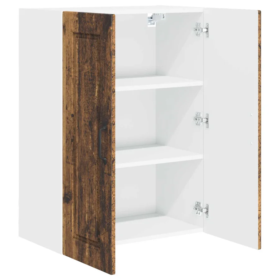 Meuble mural PORTO Bois ancien 60 x 31 x 80 cm - 5
