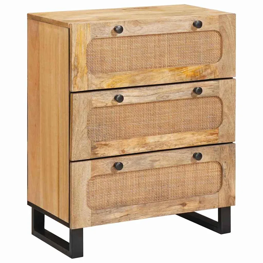 Buffet Marron 60 x 33 x 75 cm Bois de mangue massif