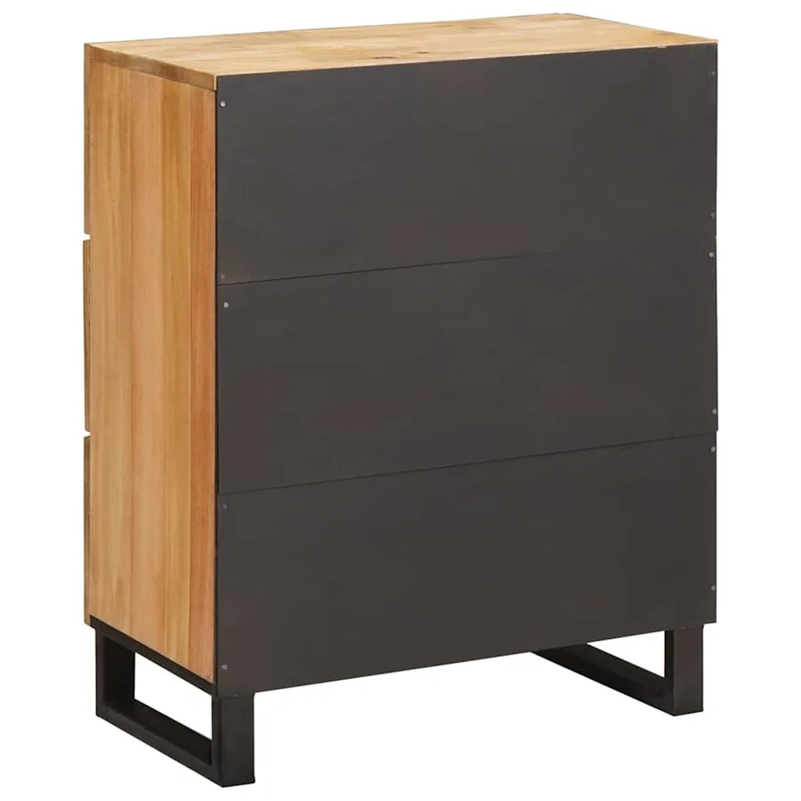 Buffet Marron 60 x 33 x 75 cm Bois de mangue massif - 5