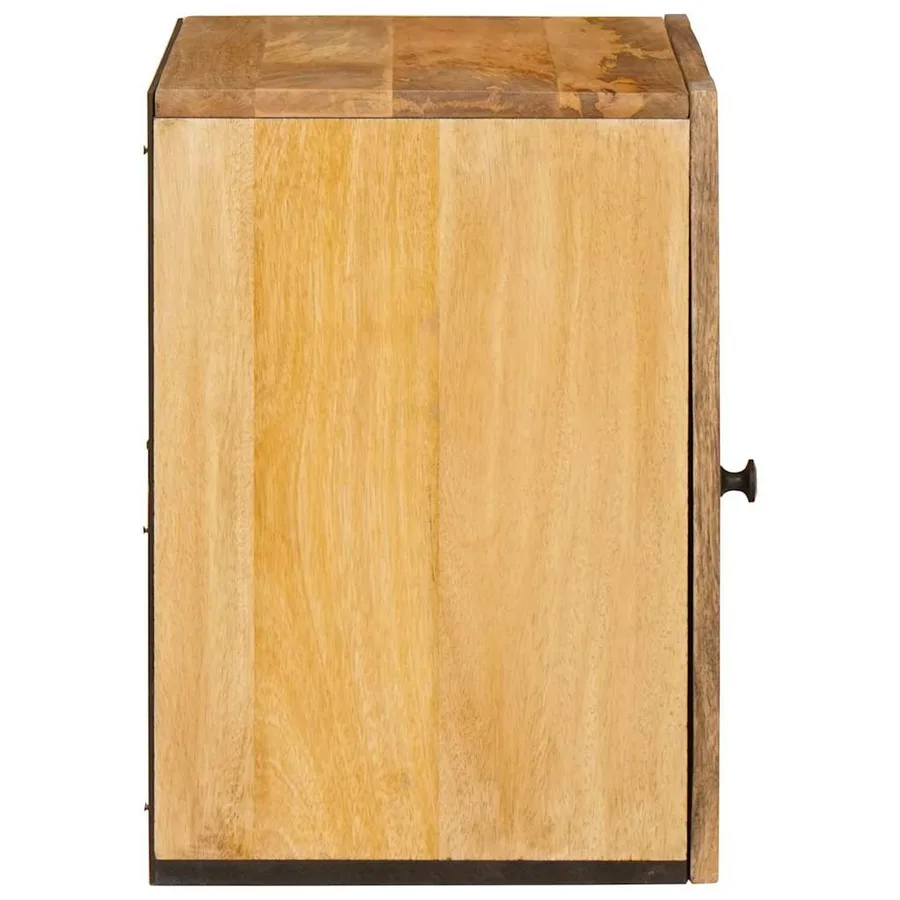 Cabinet de Salle de Bain Suspendu Marron 38 x 33 x 48 cm - 4