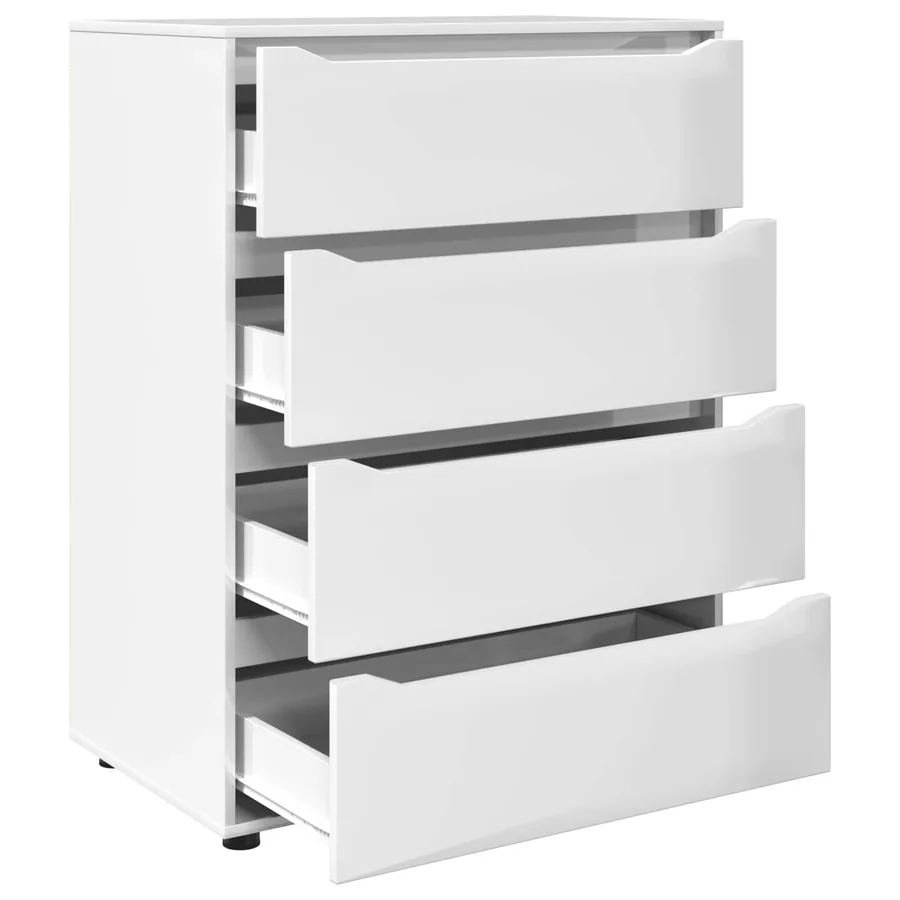 Armoires de rangement Blanc brillant 80 x 48 x 105 cm - 7