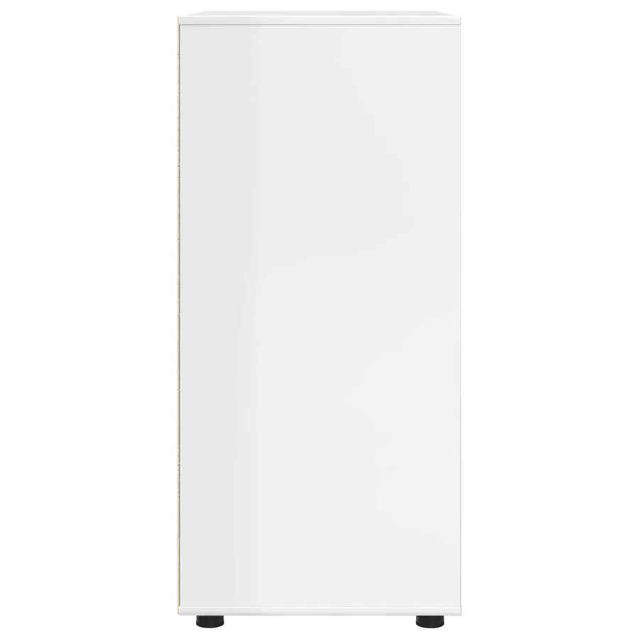 Armoires de rangement Blanc brillant 80 x 48 x 105 cm - 9