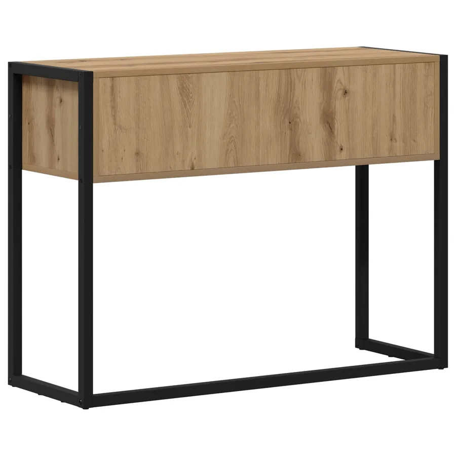 Table d'appoint Chêne artisan 100 x 36 x 75 cm - 7