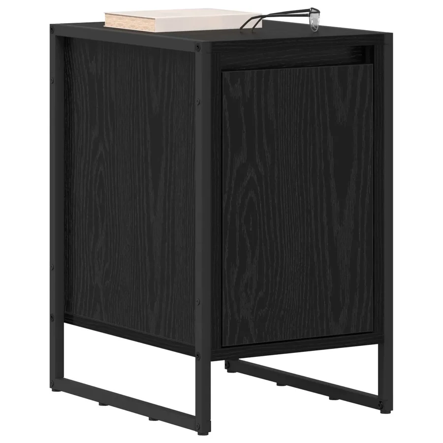 Table de chevet 2 pcs Chêne noir 39,5 x 30 x 50 cm - 3