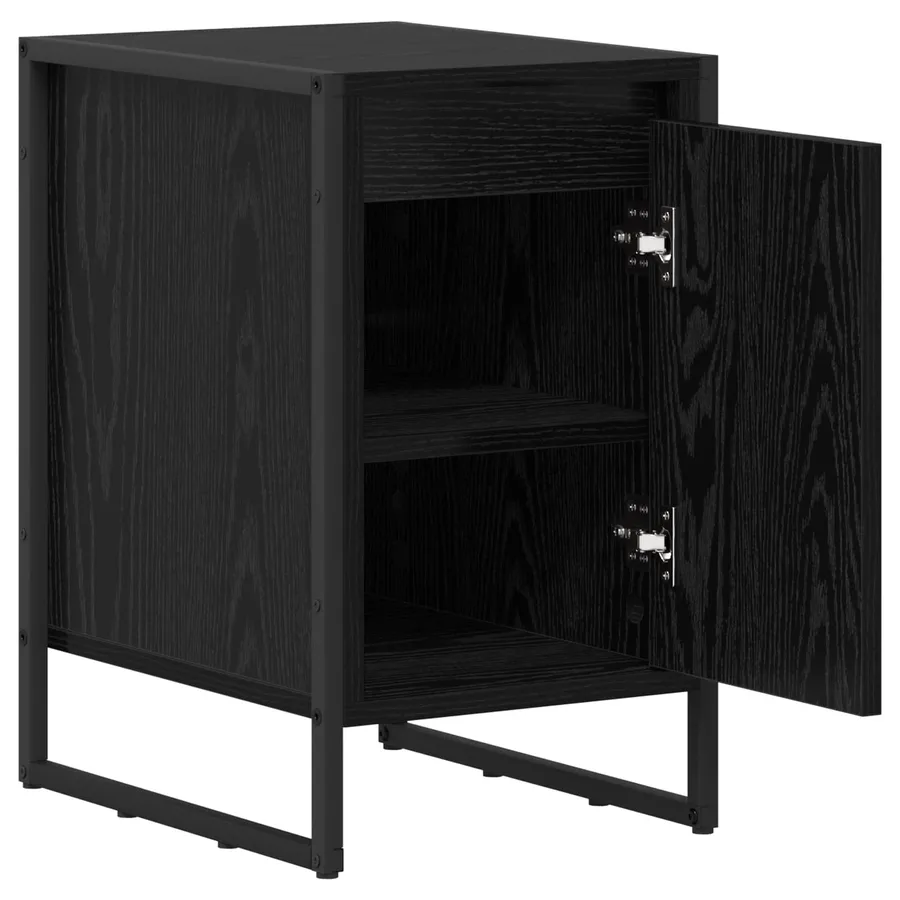 Table de chevet 2 pcs Chêne noir 39,5 x 30 x 50 cm - 6