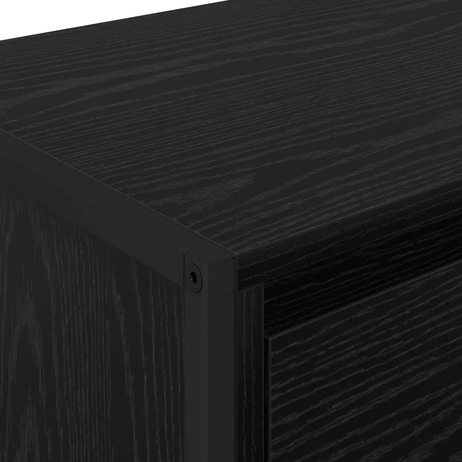 Table de chevet 2 pcs Chêne noir 39,5 x 30 x 50 cm - 8