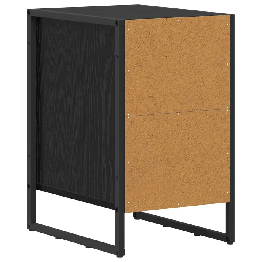 Table de chevet 2 pcs Chêne noir 39,5 x 30 x 50 cm - 9