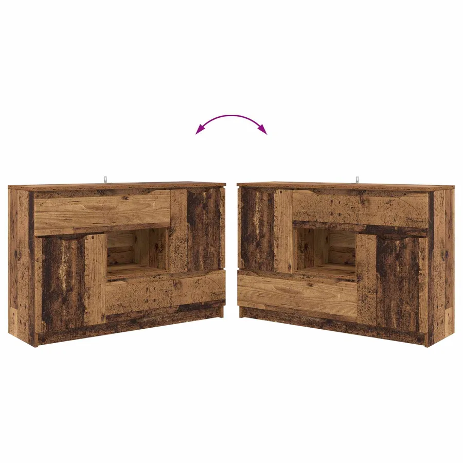 Buffet Bois Ancien 100 x 30 x 65,6 Bois d'ingénierie - 12