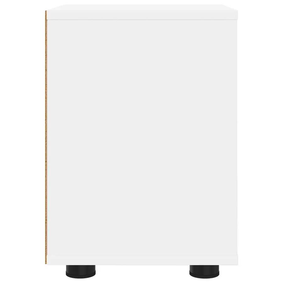 Table de chevet Blanc 30,5 x 30 x 43 cm Bois d'ingénierie - 7