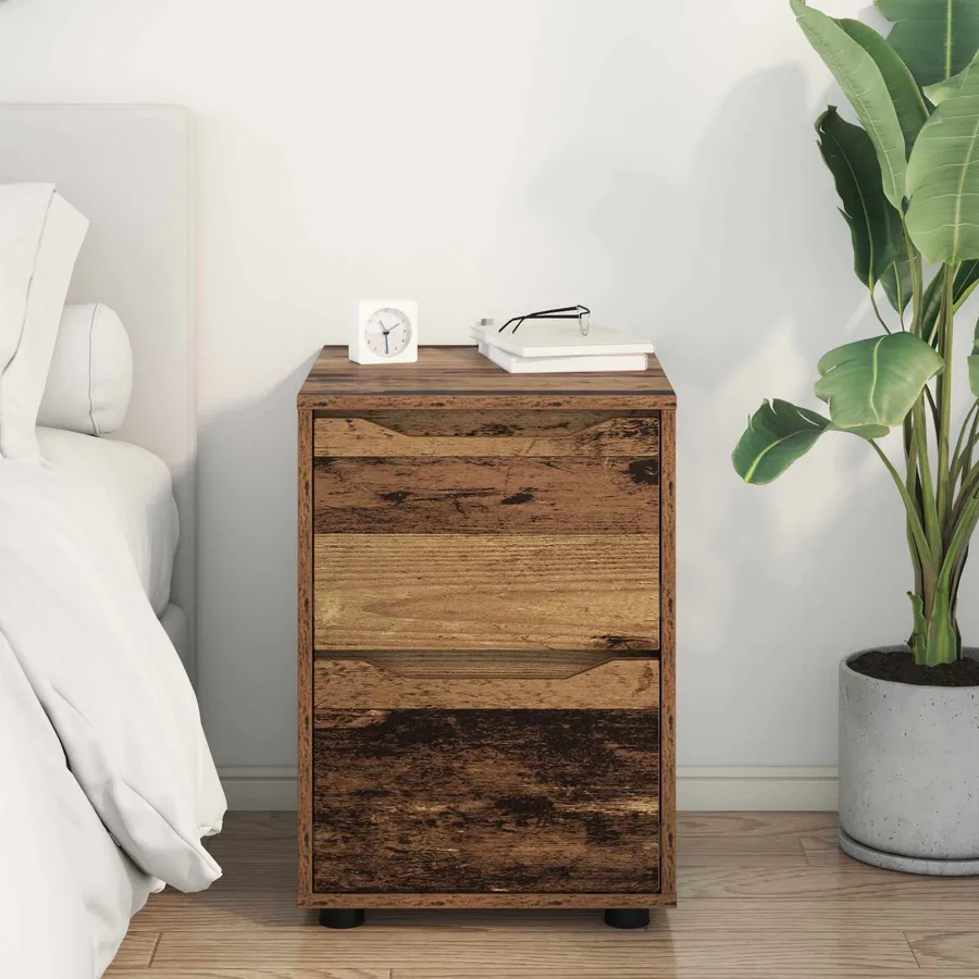 Armoire de rangement Bois Ancien 40 x 48 x 57 cm - 4