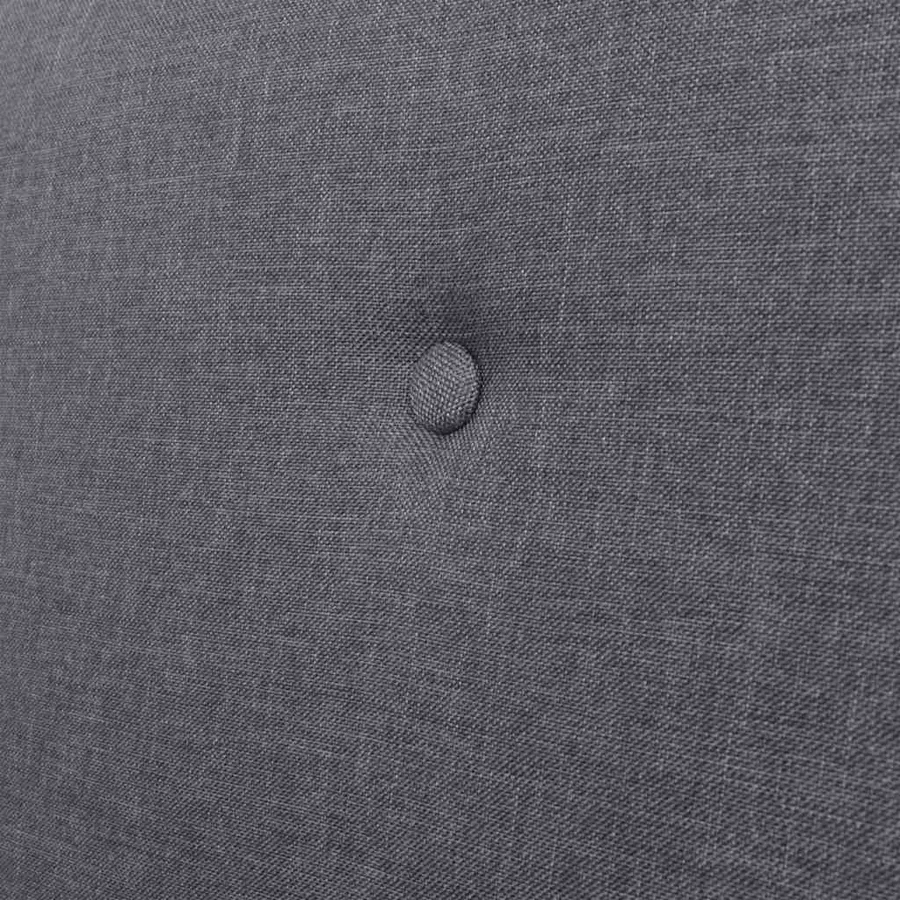 Canapé à 2 places Tissu Gris foncé - 6