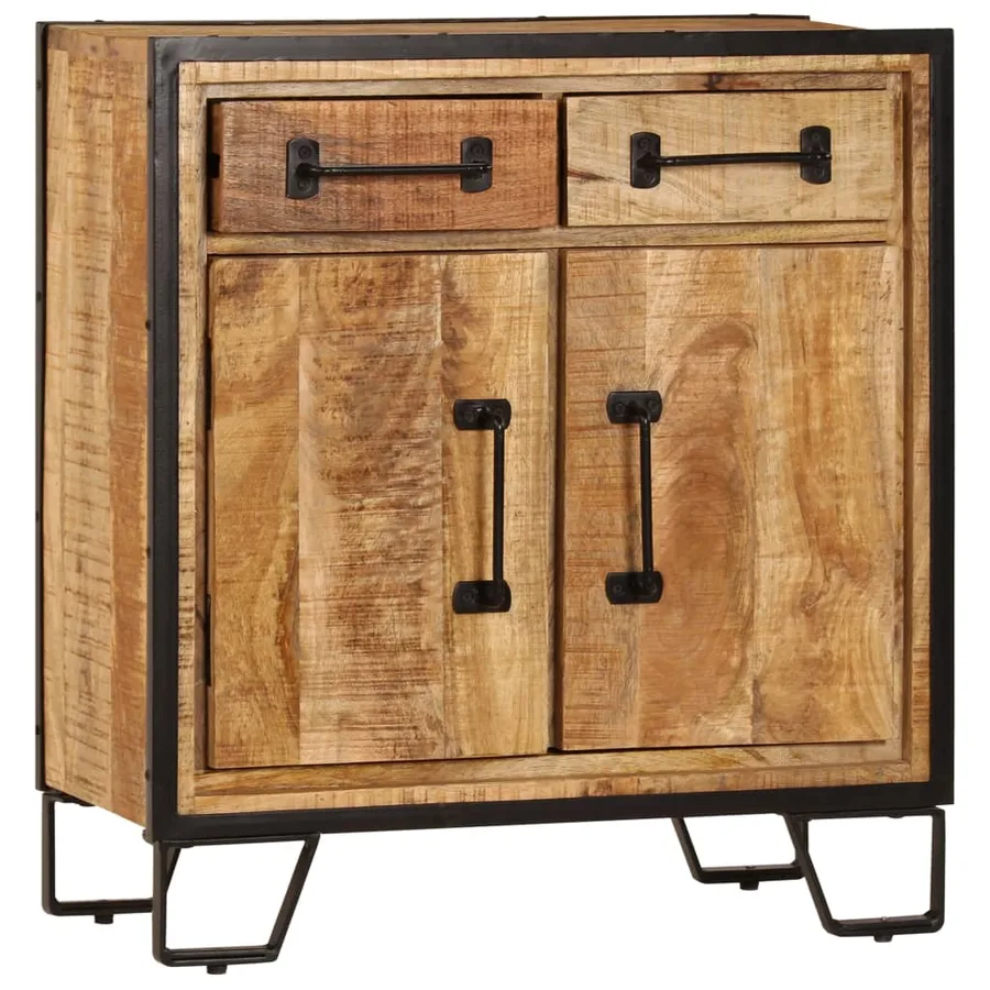 Buffet 65x30x70 cm Bois de manguier massif - 14
