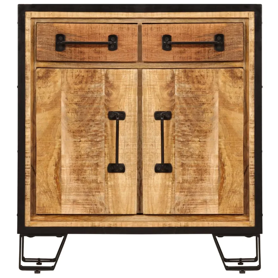 Buffet 65x30x70 cm Bois de manguier massif - 3