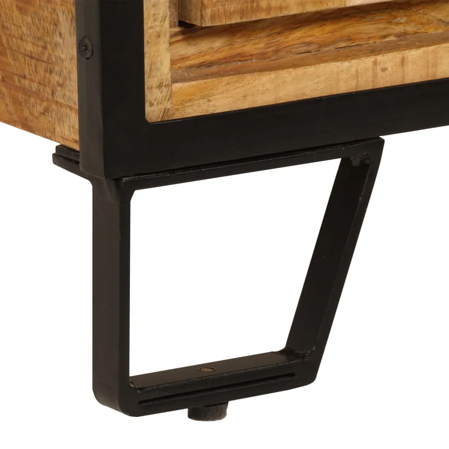 Buffet 65x30x70 cm Bois de manguier massif - 8