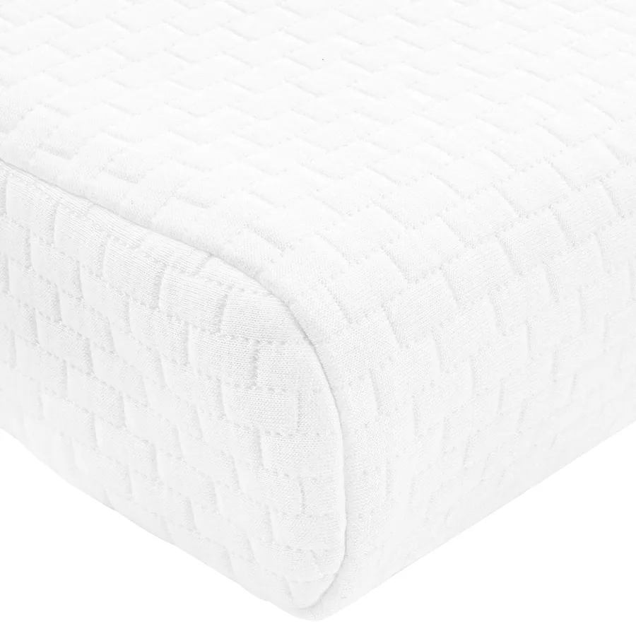 Coussin de sommeil Uni Blanc 80 x 40 x 12,5 cm - 7