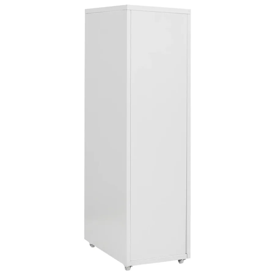 Classeur mobile Gris 28x41x109 cm Métal - 4