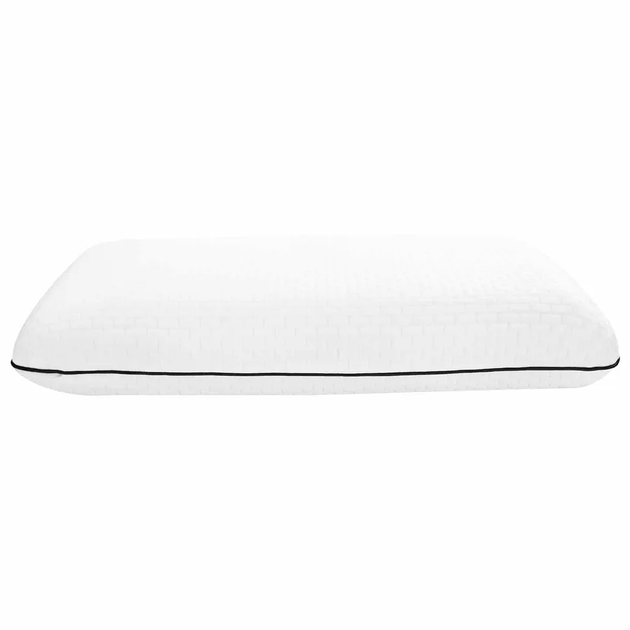 Coussin de sommeil Uni Blanc 30 x 50 x 9 cm Mousse de Gel - 4