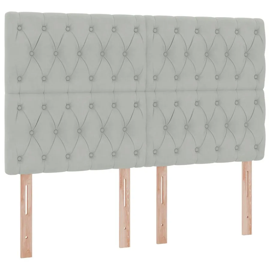 Lit de rangement LED avec matelas Gris clair 140 x 200 cm - 10