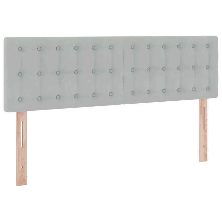 Lit de rangement LED avec matelas Gris clair 140 x 200 cm - 10