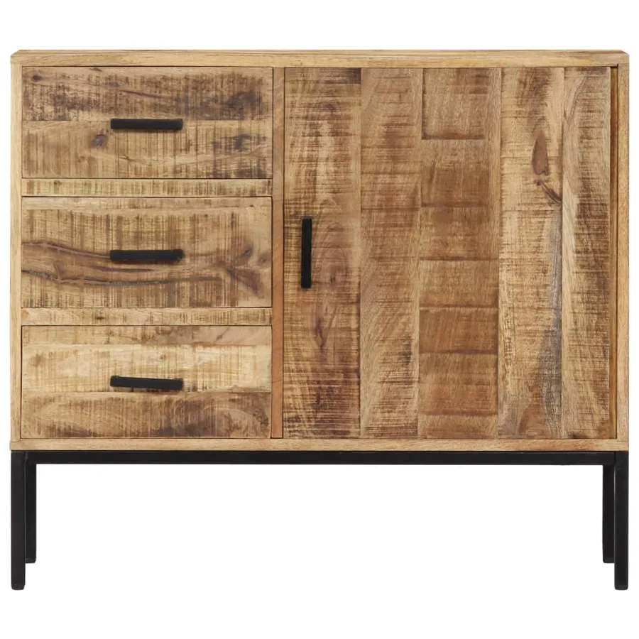 Buffet 88x30x71 cm Bois de manguier massif - 2