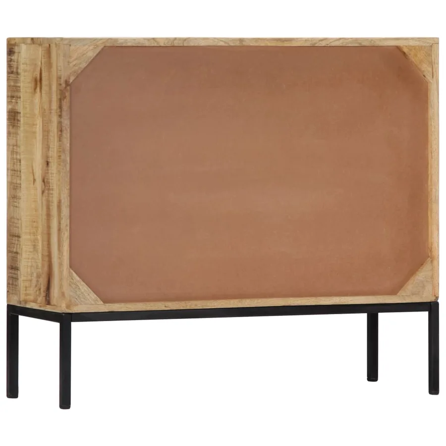 Buffet 88x30x71 cm Bois de manguier massif - 3