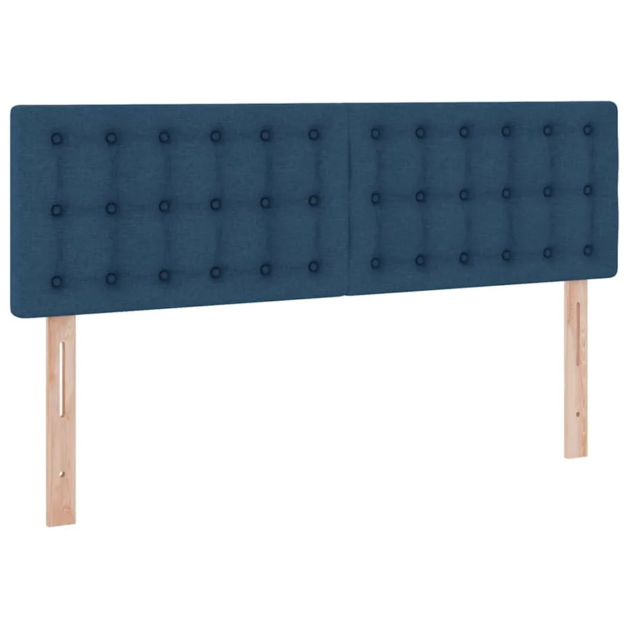 Lit avec rangement et matelas avec matelas Bleu 140 x 200 cm - 9