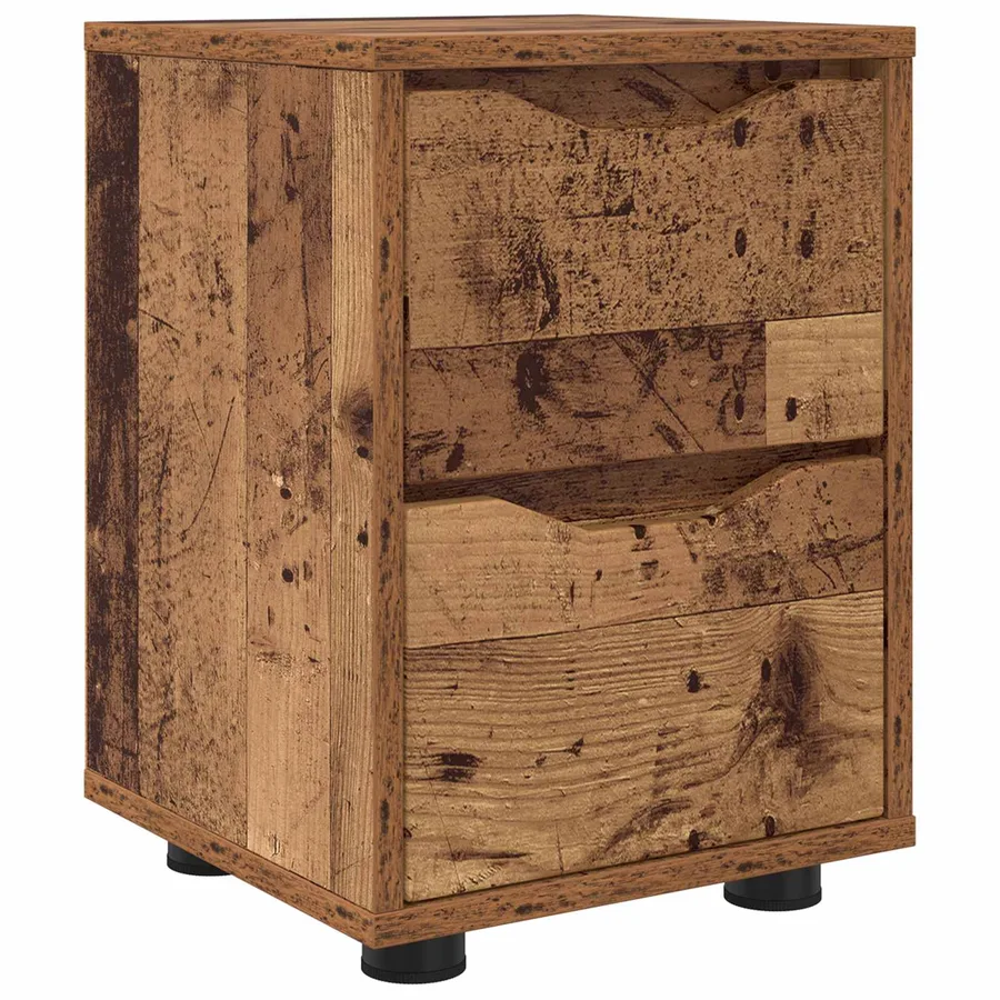 Table de chevet Bois Ancien 30,5 x 30 x 43 cm Bois d'ingénierie - 2