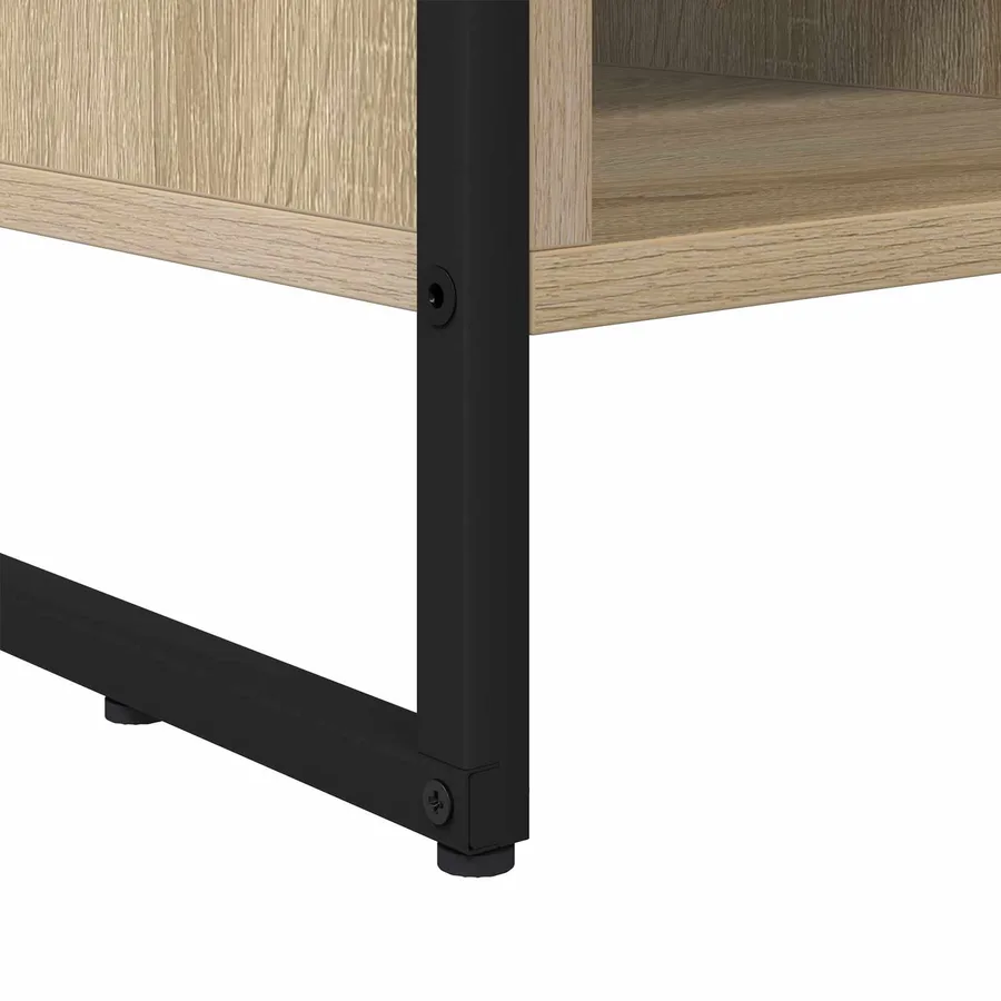 Meuble TV Sonoma 100 x 36 x 49,5 cm Bois d'ingénierie - 8