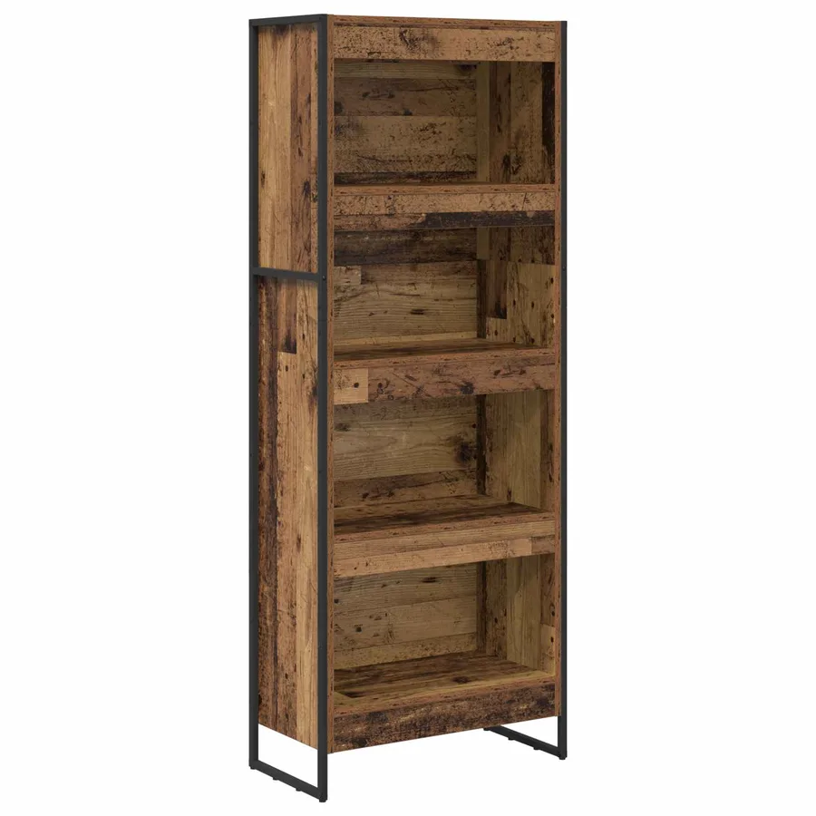 Bibliothèque Bois Ancien 60 x 30 x 155 cm Bois d'ingénierie - 2