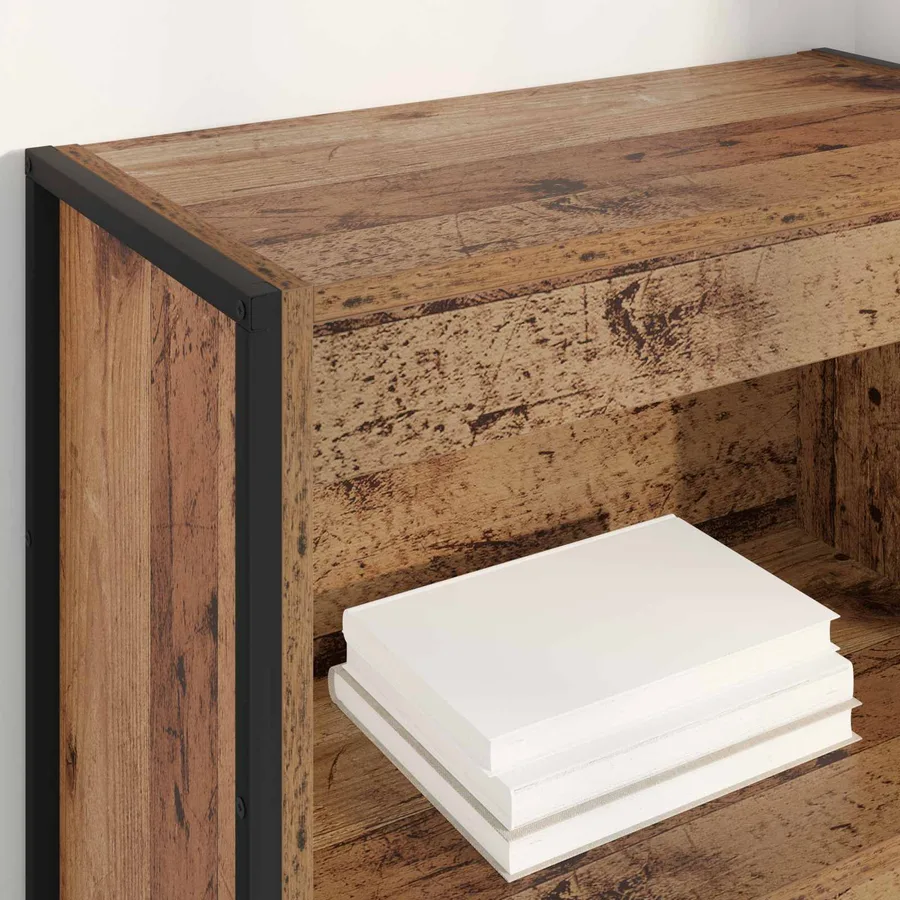 Bibliothèque Bois Ancien 60 x 30 x 155 cm Bois d'ingénierie - 4