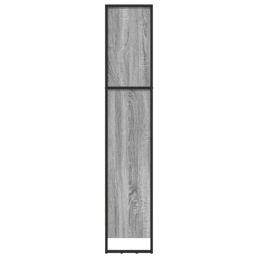 Bibliothèque Gris Sonoma 60 x 30 x 155 cm Bois d'ingénierie - 6