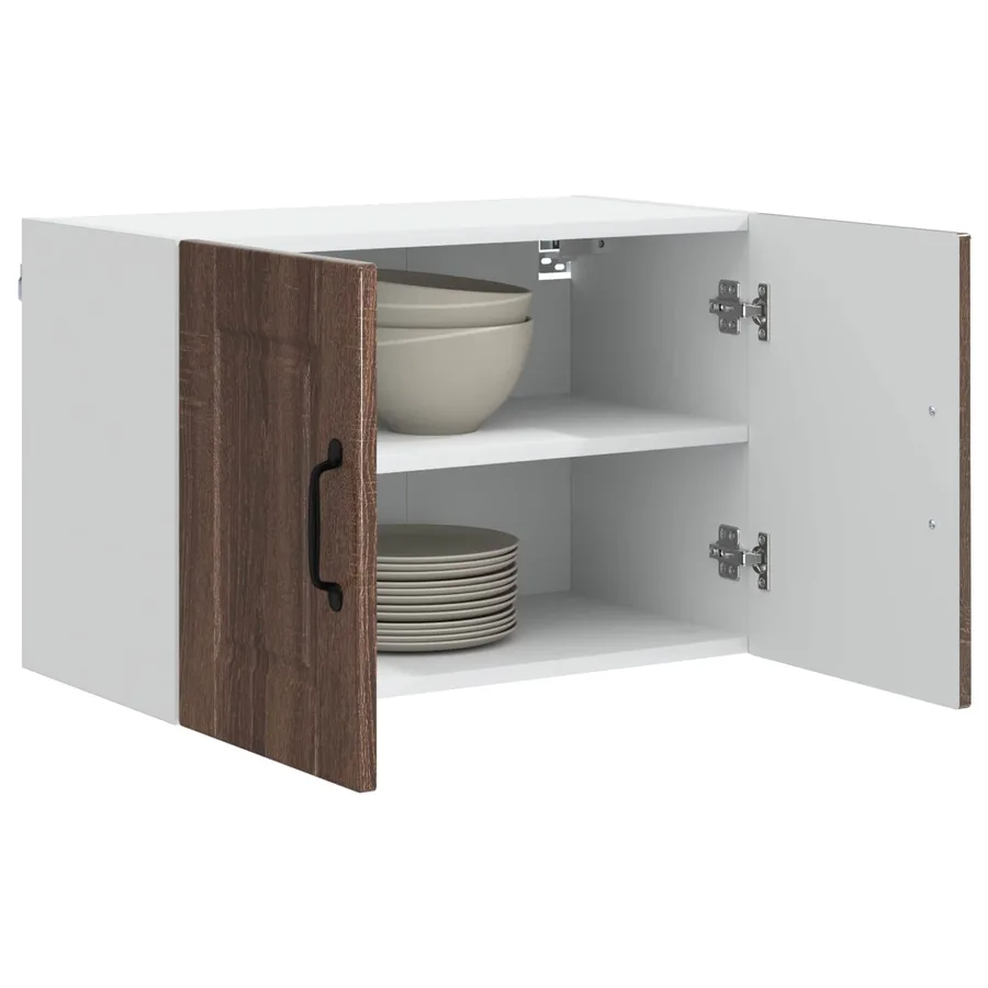 Meuble mural PORTO 2 pcs Chêne brun 60 x 31 x 40 cm - 3