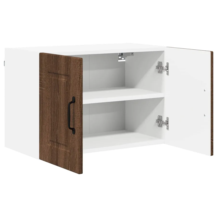 Meuble mural PORTO 2 pcs Chêne brun 60 x 31 x 40 cm - 5