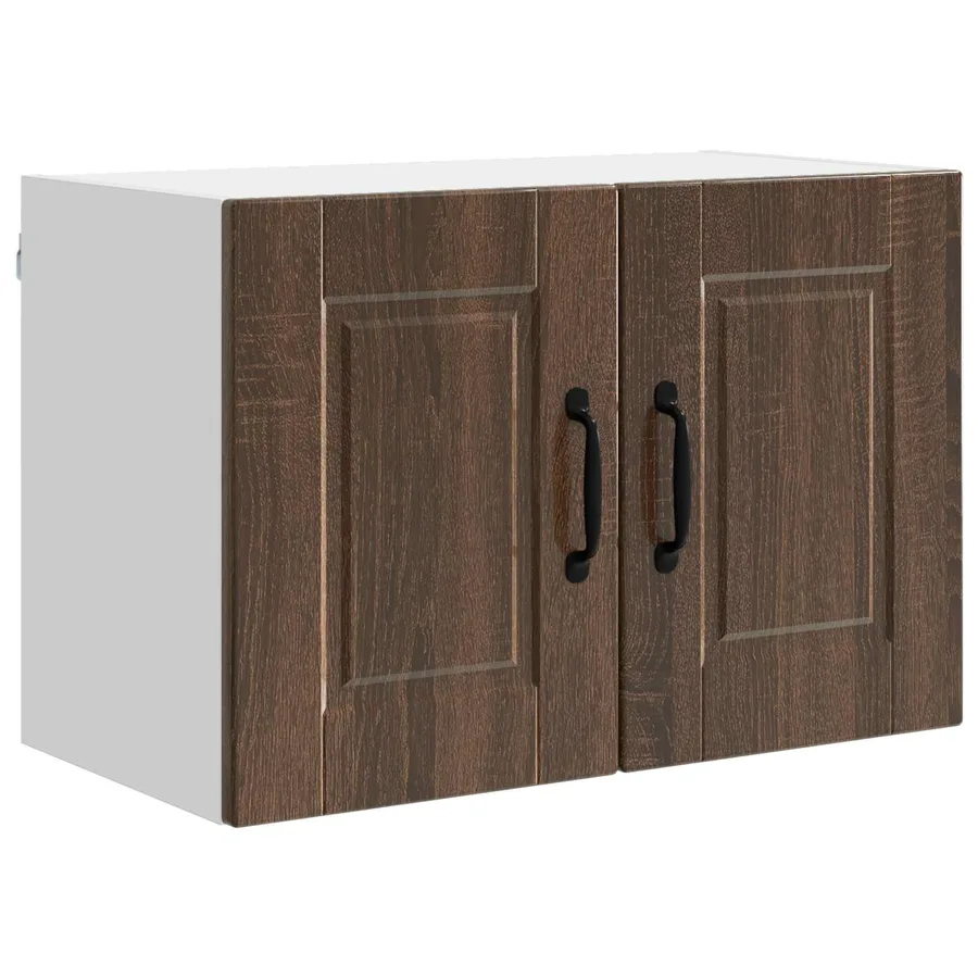 Meuble mural PORTO 2 pcs Chêne brun 60 x 31 x 40 cm - 6
