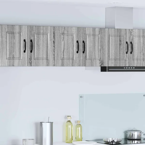 Meuble mural PORTO Gris Sonoma 60 x 31 x 40 cm