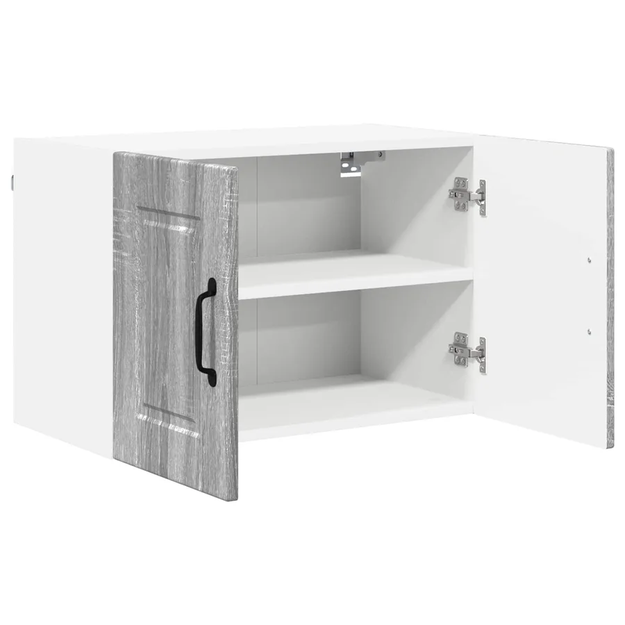 Meuble mural PORTO Gris Sonoma 60 x 31 x 40 cm - 5