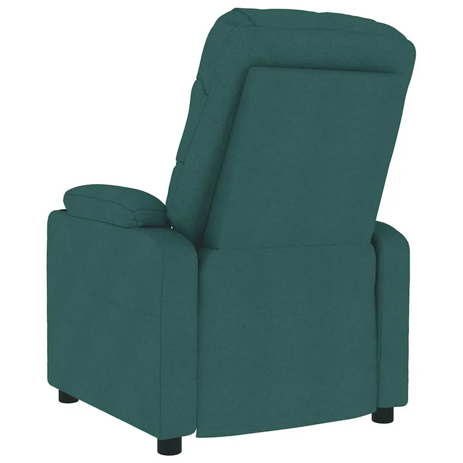 Fauteuil de massage Vert foncé Tissu - 5