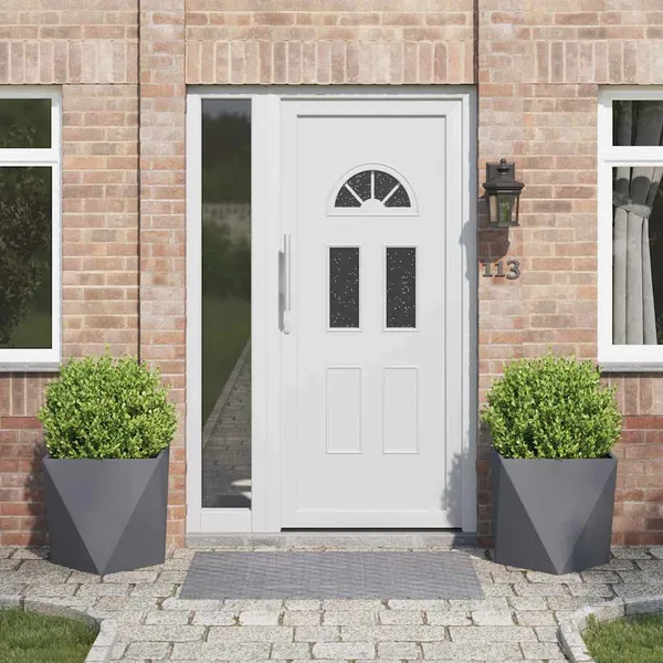 Jardinière 2 pc Anthracite 50 x 50 x 50 cm Acier
