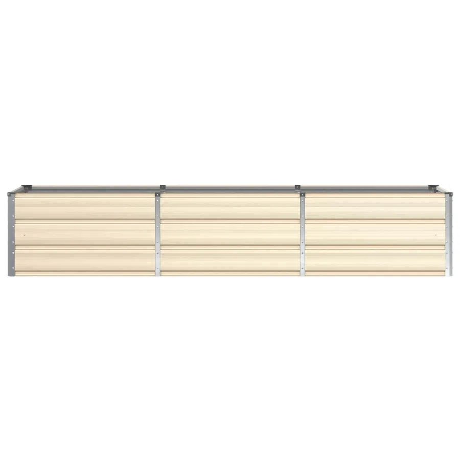 Jardinière Ivoire 240 x 80 x 45 cm Acier - 4