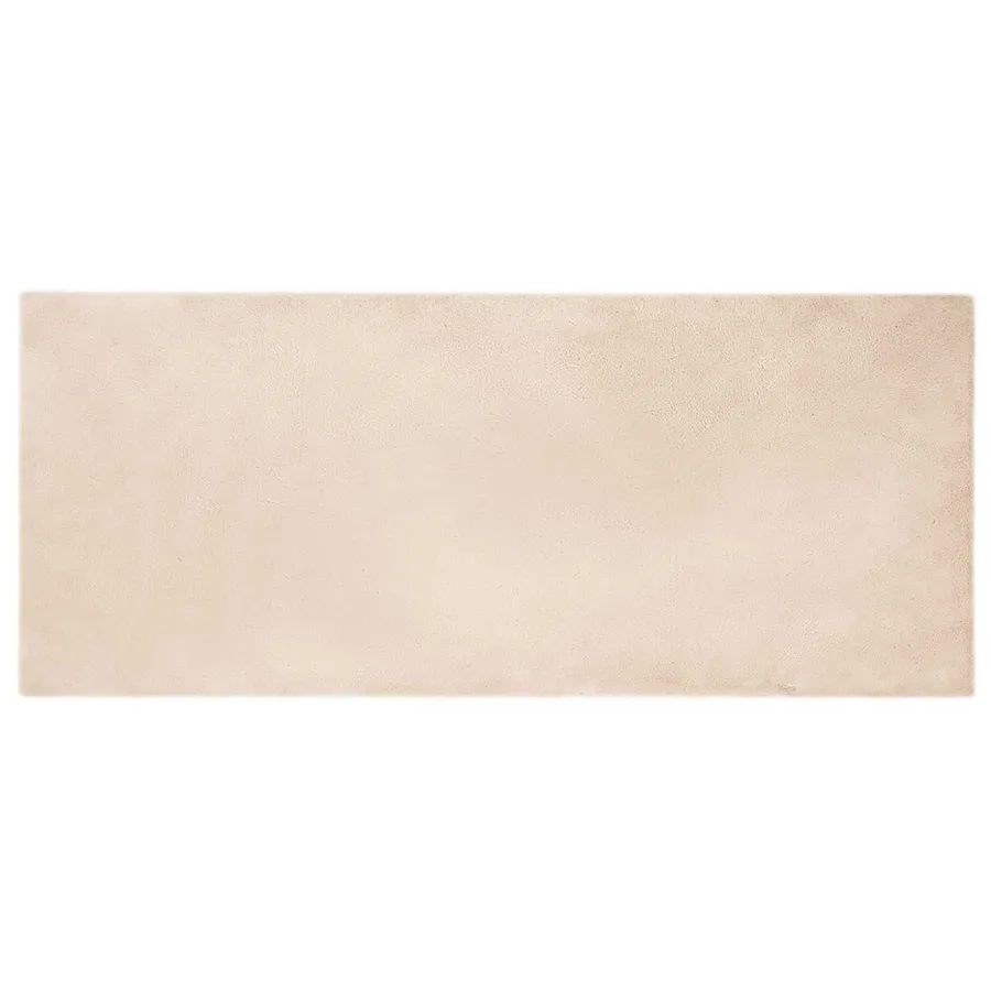 Tapis antidérapant en fausse de lapin OLITE Taupe 80 x 200 cm - 2