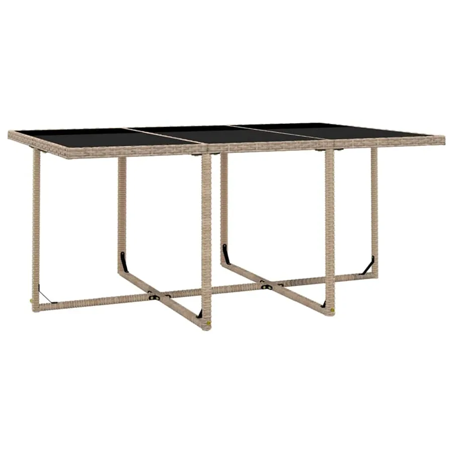 Ensemble à manger d’extérieur et coussins 11 pcs Résine tressée - 5