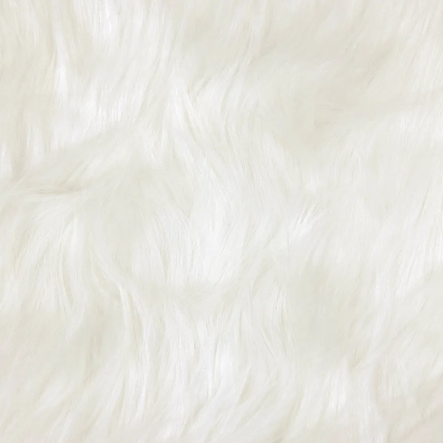 Tapis en fausse TAFALLA Blanc Ø 100 cm Polyester - 9