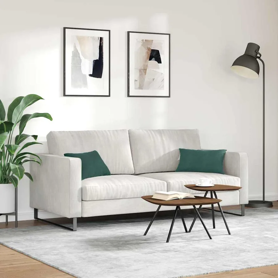 Coussins de canapé 2 pcs Vert foncé 50 x 30 cm - 4