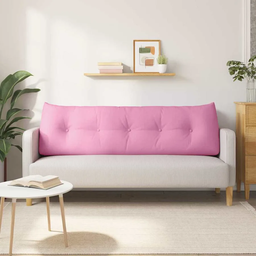 Coussin de Dos Rose 160 x 24 x 50 cm tissu - 4
