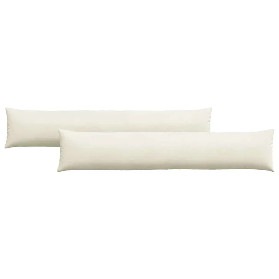 Coussins de canapé 2 pcs Crème 200 x 40 cm - 2