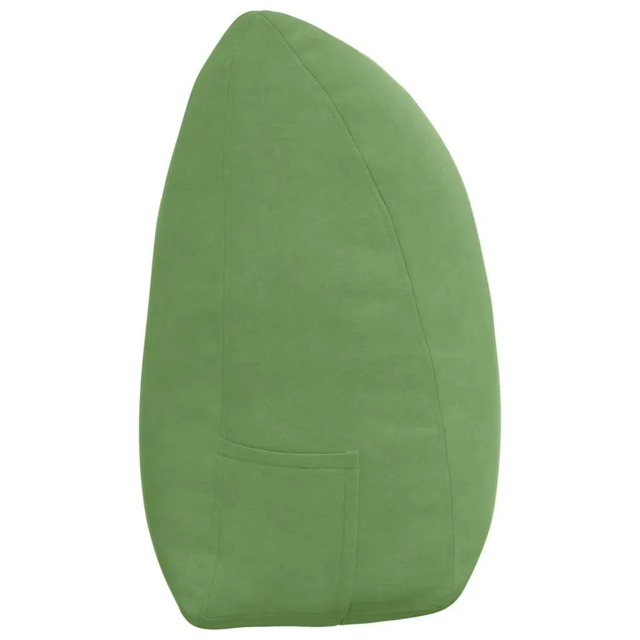 Coussin de Dos Vert clair 160 x 24 x 50 cm Velours - 7