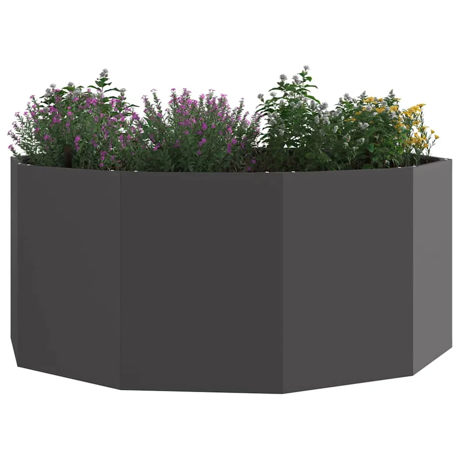 Jardinière Noir 120 x 120 x 50 cm Acier - 3