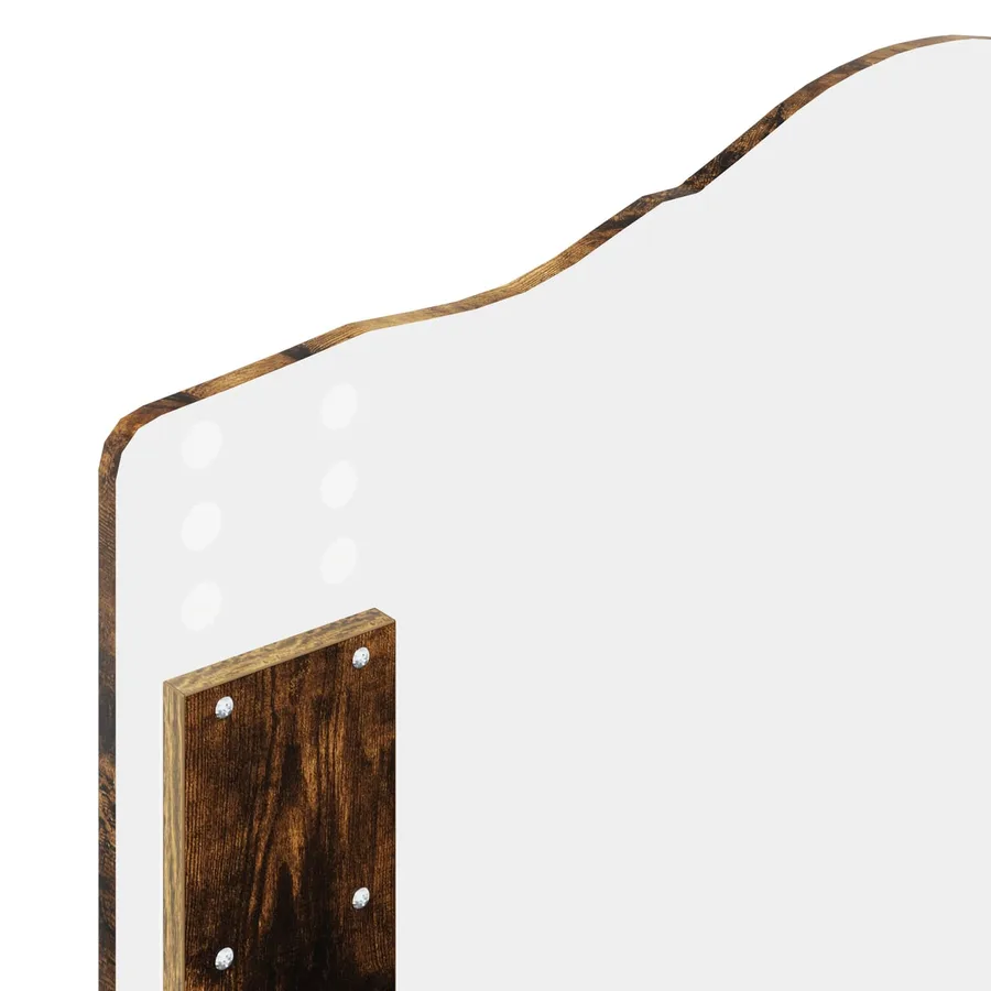 Cadre de lit Chêne fumé 90 x 200 cm Bois d'ingénierie - 11