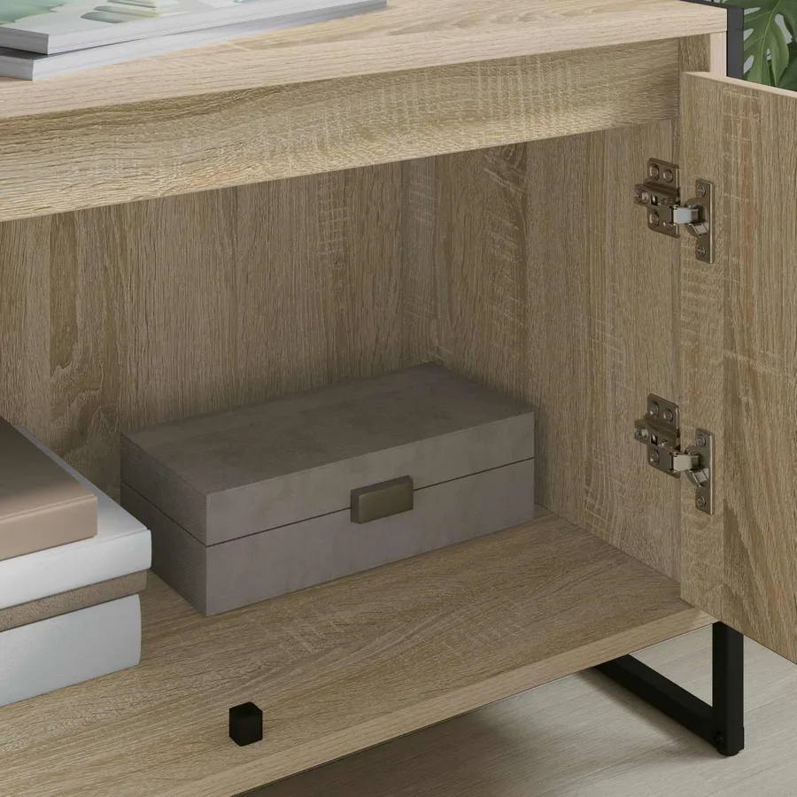 Meuble TV Sonoma 140 x 36 x 49.5 cm Bois d'ingénierie - 4
