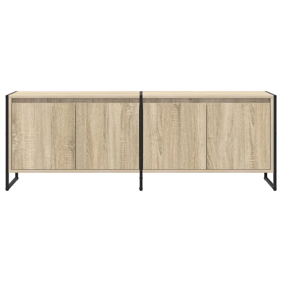 Meuble TV Sonoma 140 x 36 x 49.5 cm Bois d'ingénierie - 6